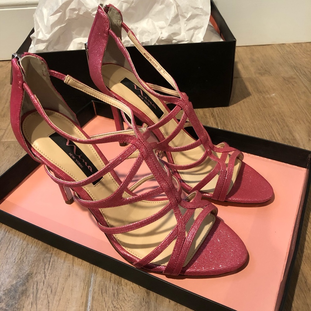 Nina Pink Heels Sz 7.5